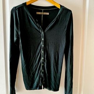 Gorgeous Forrest green cardigan top from Enza Costa